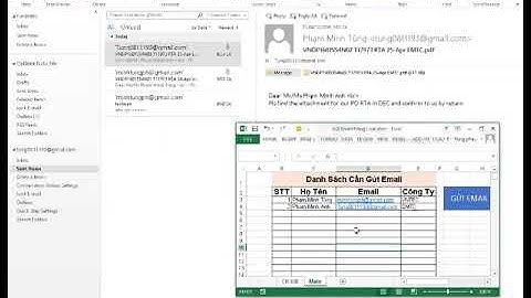 PHẦN MỀM TỰ ĐỘNG GỬI EMAIL VÀ ĐÍNH KÈM TẬP TIN CHO NHIỀU NGƯỜI DÙNG OUTLOOK