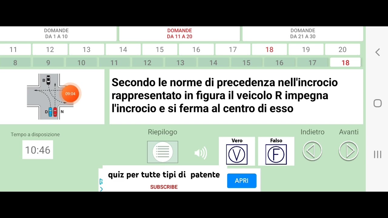 esame teoria patente B imtixaanka 23 aad - YouTube