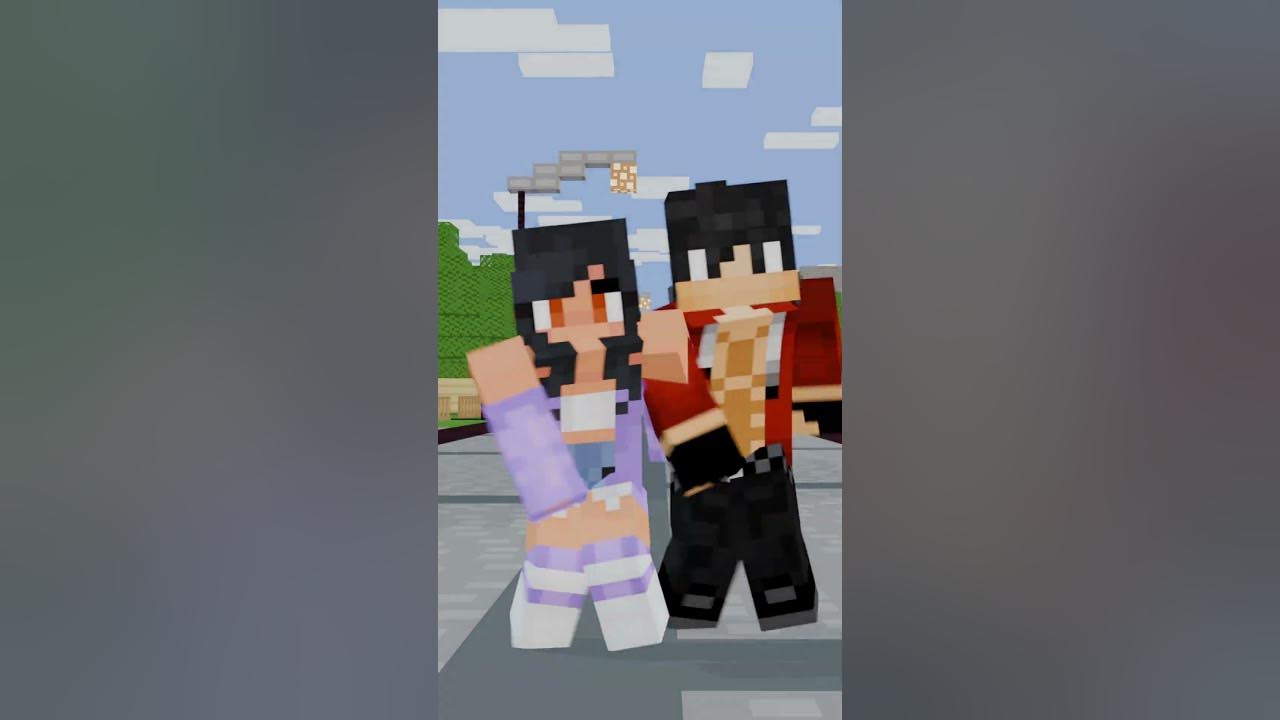 Aphmau and Aaron baby grown up dance vapovapo