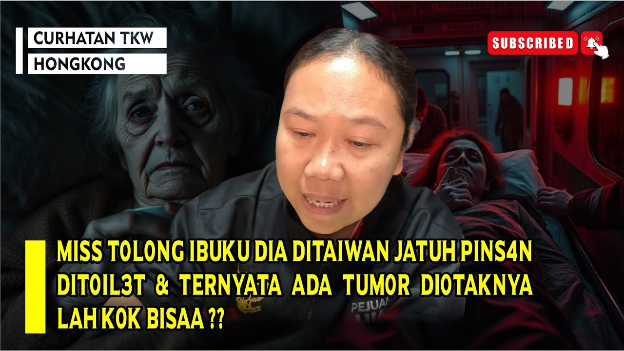 MISS T0L0NG IBUKU DIA DITAIWAN JATUH PINS4N DIT0IL3T & TERNYATA ADA TUM0R DI0TAKNYA, LAH K0K BISAA⁉️