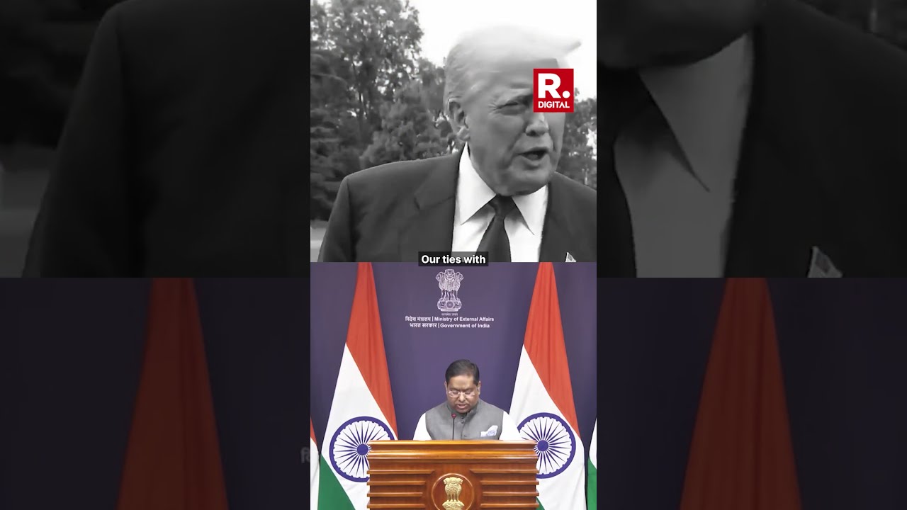 President Donald Trump Calls India S Move On Russian Oil A Good Step MEA Reaffirms Russia Ties