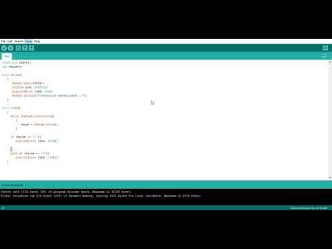 Control Arduino LED using Python Code