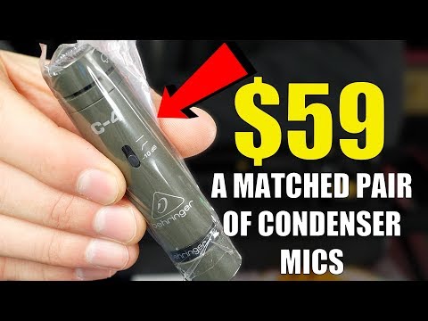 The Behringer C-4 Condenser Mic Pack - Music Gear on a Budget #3