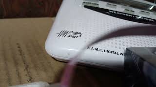 NOAA Weather radio alerts 