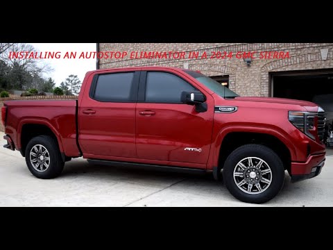 Installing an Autostop Eliminator harness in a 2024 GMC Sierra 1500 AT4 with full video review