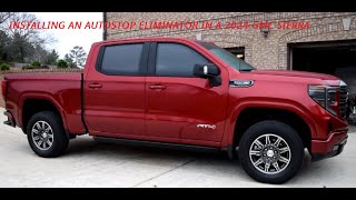 Installing an Autostop Eliminator harness in a 2024 GMC Sierra 1500 AT4 with full video review