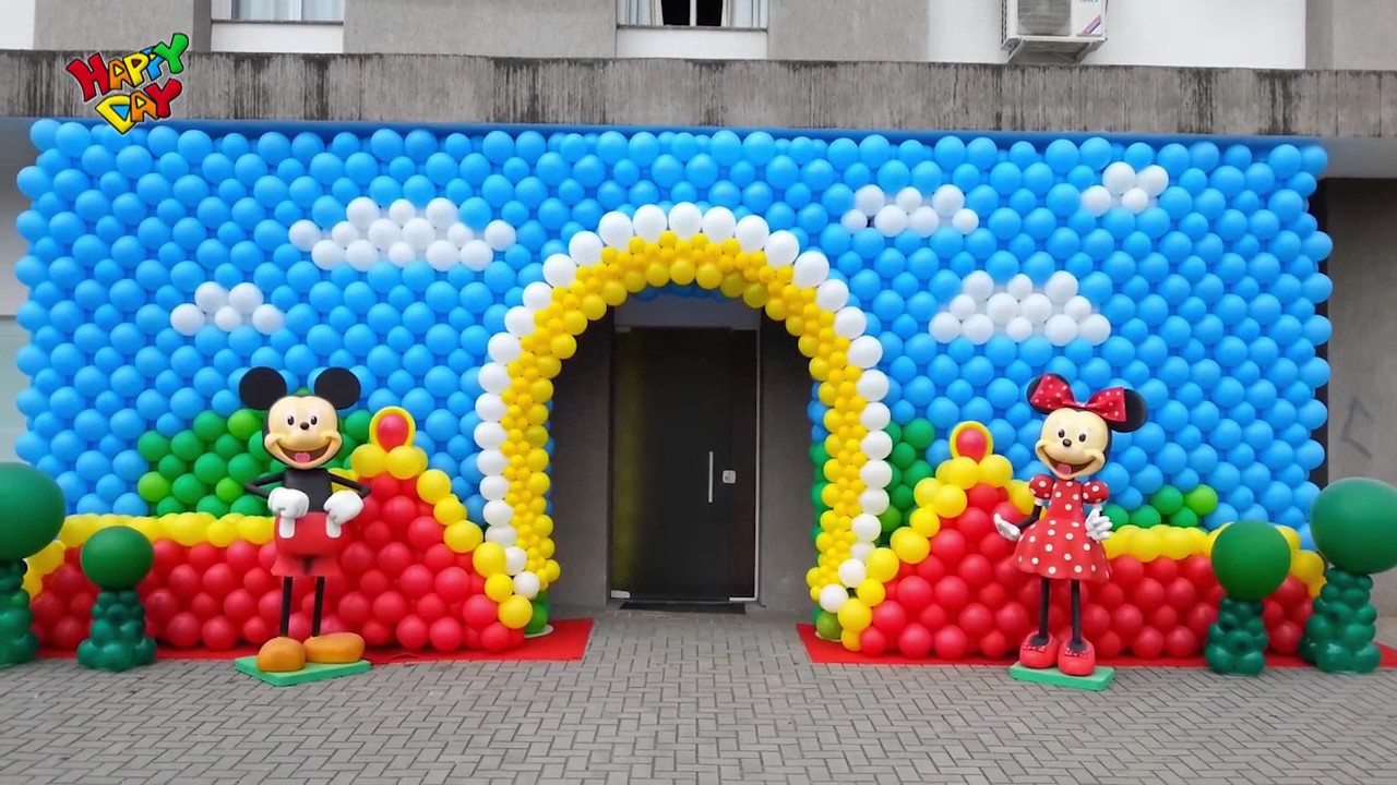 Decoração Tema Mickey - By Tiago Miguel