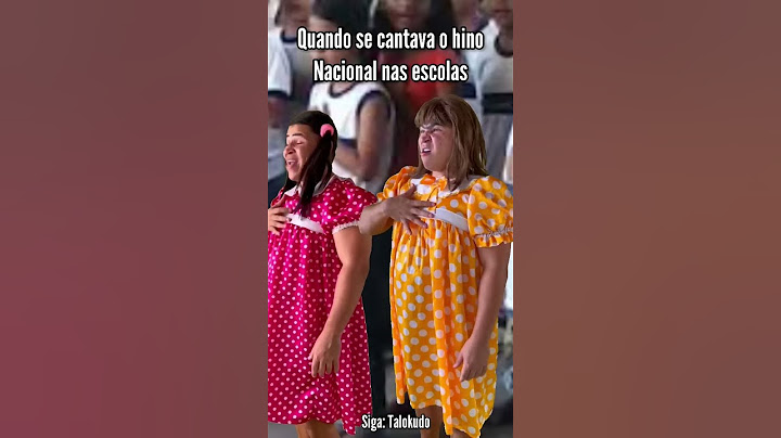 Quando se cantava o hino nacional nas escolas