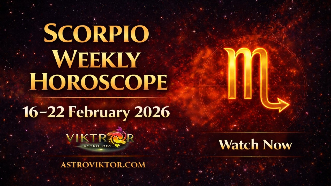 SCORPIO | Weekly Horoscope 16 - 22 February 2026