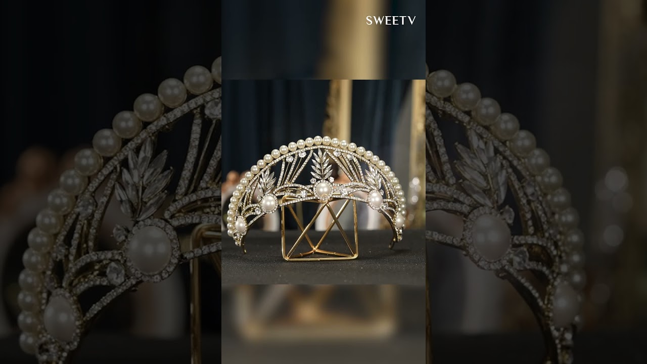 tiara☆ページ SV Gold Arabella Wedding Tiara-Crowns & Tiaras | SWEETV