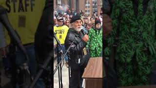 Tommy Chong explains quitting smoking to Hash Bash