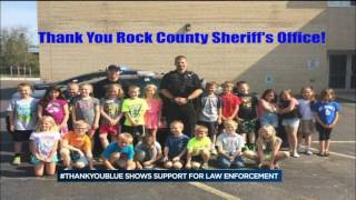 #ThankYouBlue brings community together to show support for law enforcement