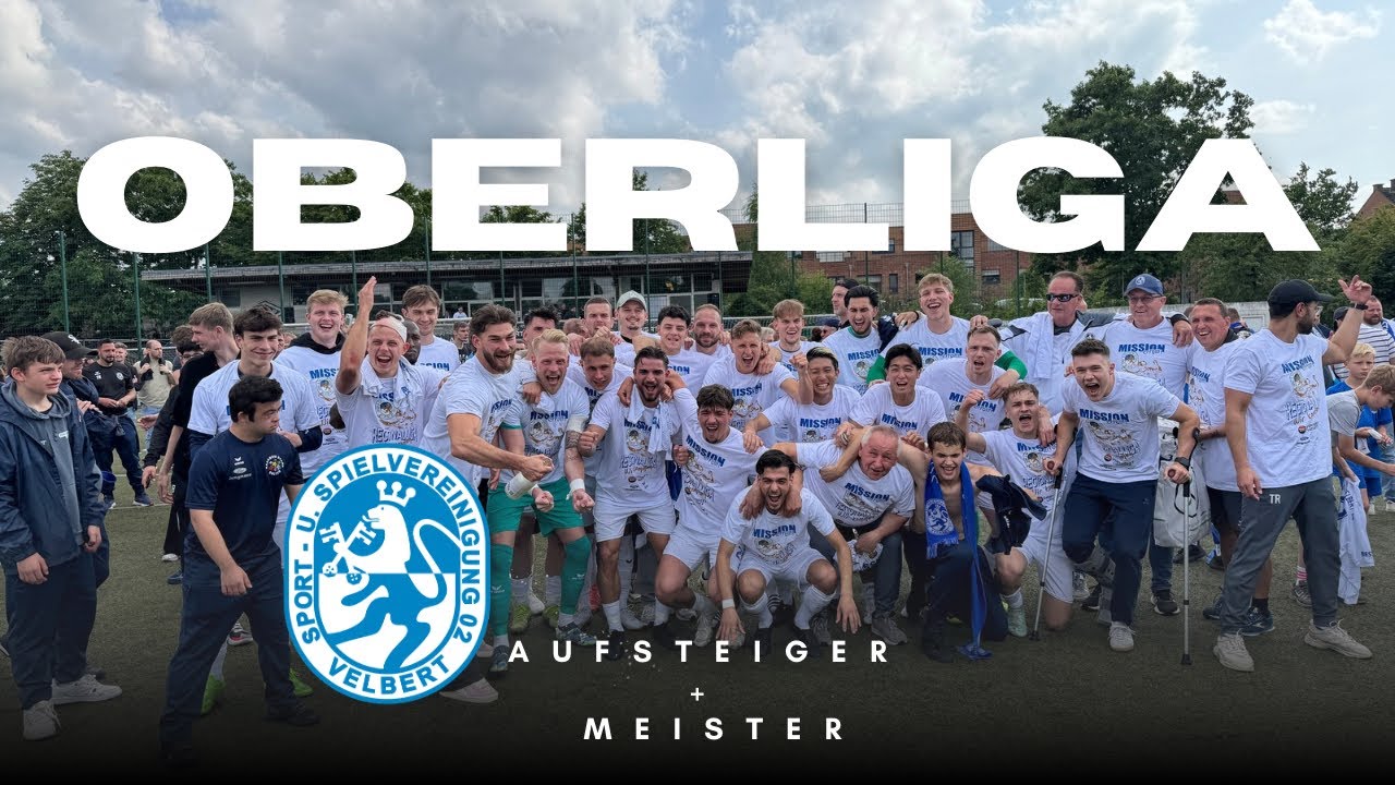 Ssvg Velbert ist zurück in der Regionalliga und holt die Meisterschaft 🥇🔥