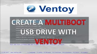create a multi-boot usb drive with ventoy (works with windows, linux, legacy bios & uefi)