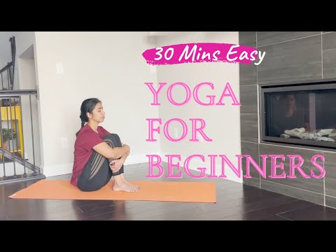 Yoga For Beginners-30 Minute Home Yoga Workout in Telugu||30 Minute Home Yoga Workout for Beginners