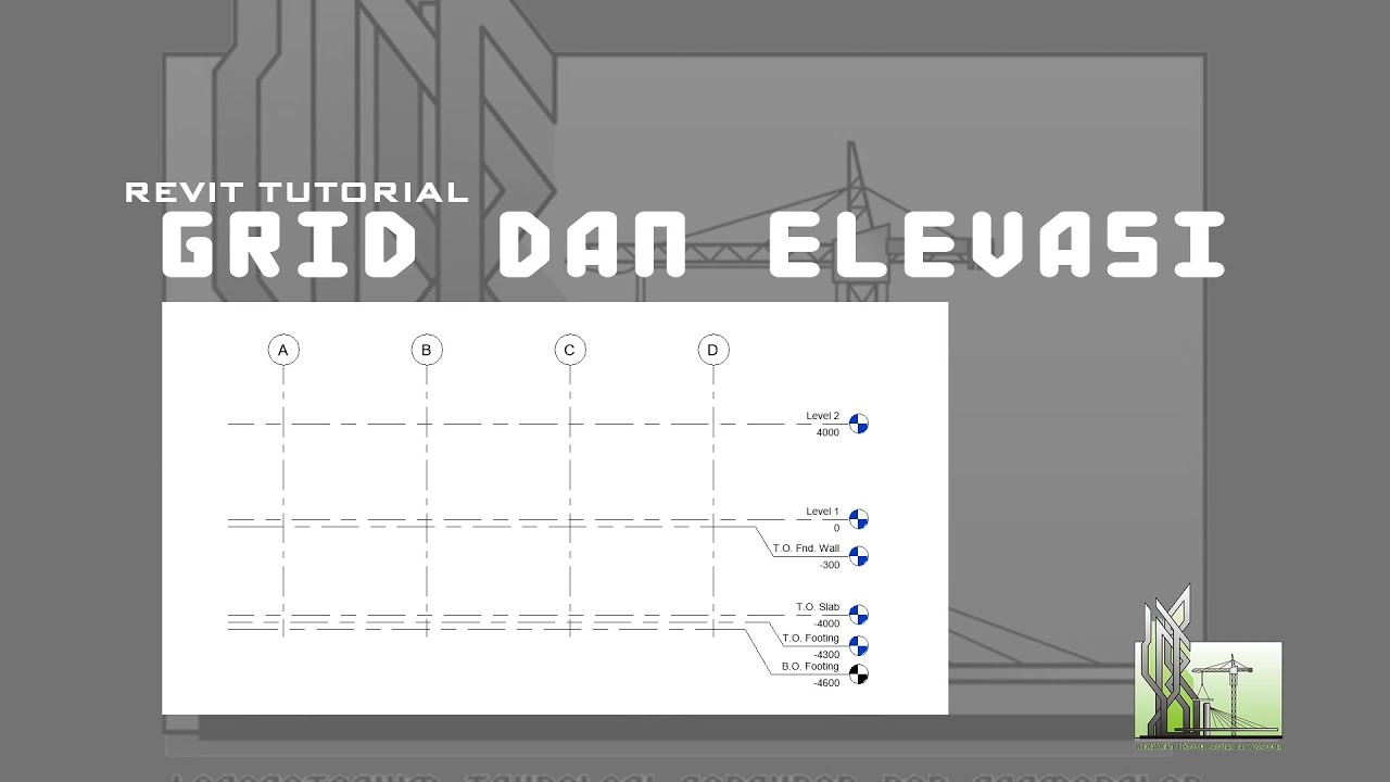 REVIT TUTORIAL - Grid dan Elevasi - YouTube