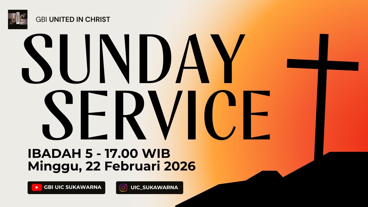Ibadah Raya 5 - Pdp. Andreas Santosa, S.S., M.Pd. - 22  Februari 2026 || GBI United In Christ