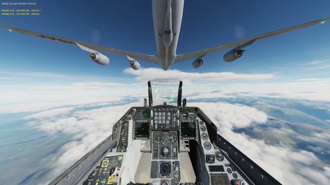 DCS First F16 Air Refuel!