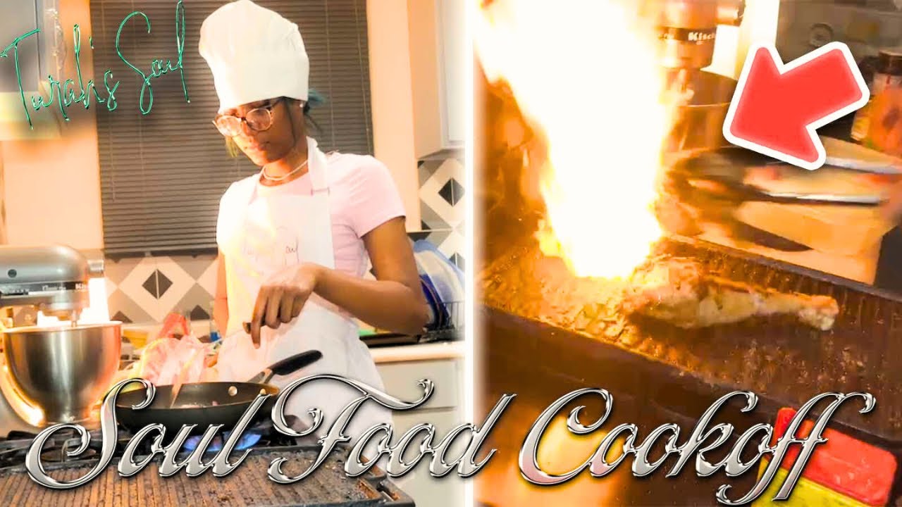 TURAH'S SOUL COOKING COMPETITION! *WE CAUSED A FIRE...* | BLACK HISTORY MONTH
