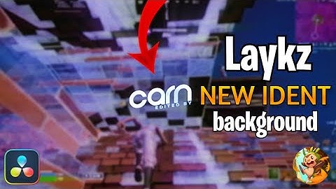 How To Make Laykz *NEW* Ident Background In Davinci Resolve 18| FREE PRESETS!