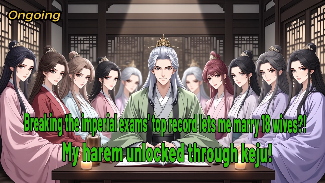 Breaking the imperial exams' top record lets me marry 18 wives?! My harem unlocked through keju!