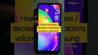 How to increase /decrease notifications volume in samsung  #shorts #samsung #notificationvolume
