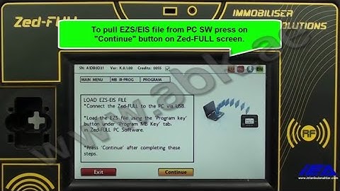 How To Load Mercedes Benz EZS EIS Reading Data Files to Zed Full device From Zed Full Software
