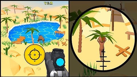 Camo Sniper - Gameplay Walkthrough Part1 Stickman Sniper 3D Levels | Game | Cartoon vedios for kids