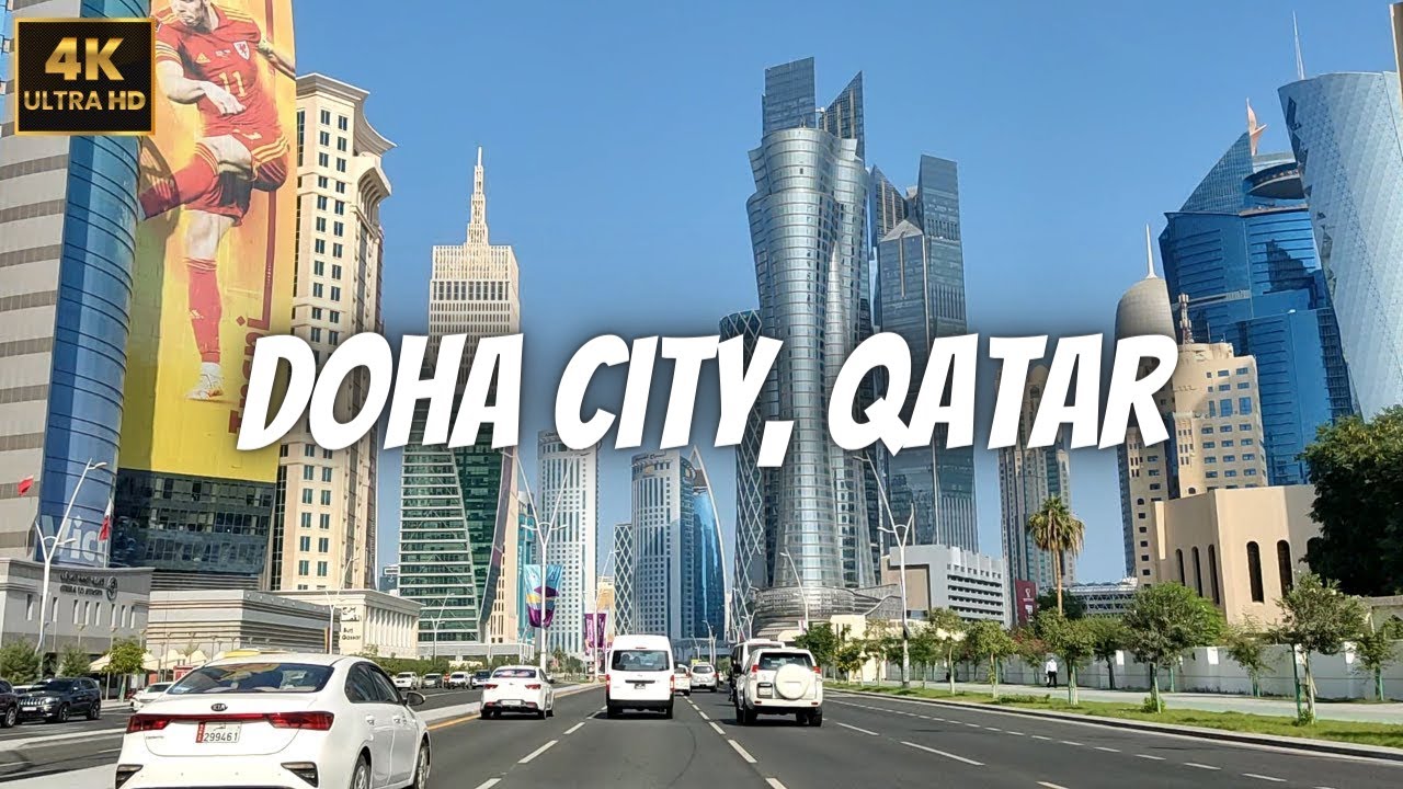 Doha Qatar   Morning City Drive 1130am