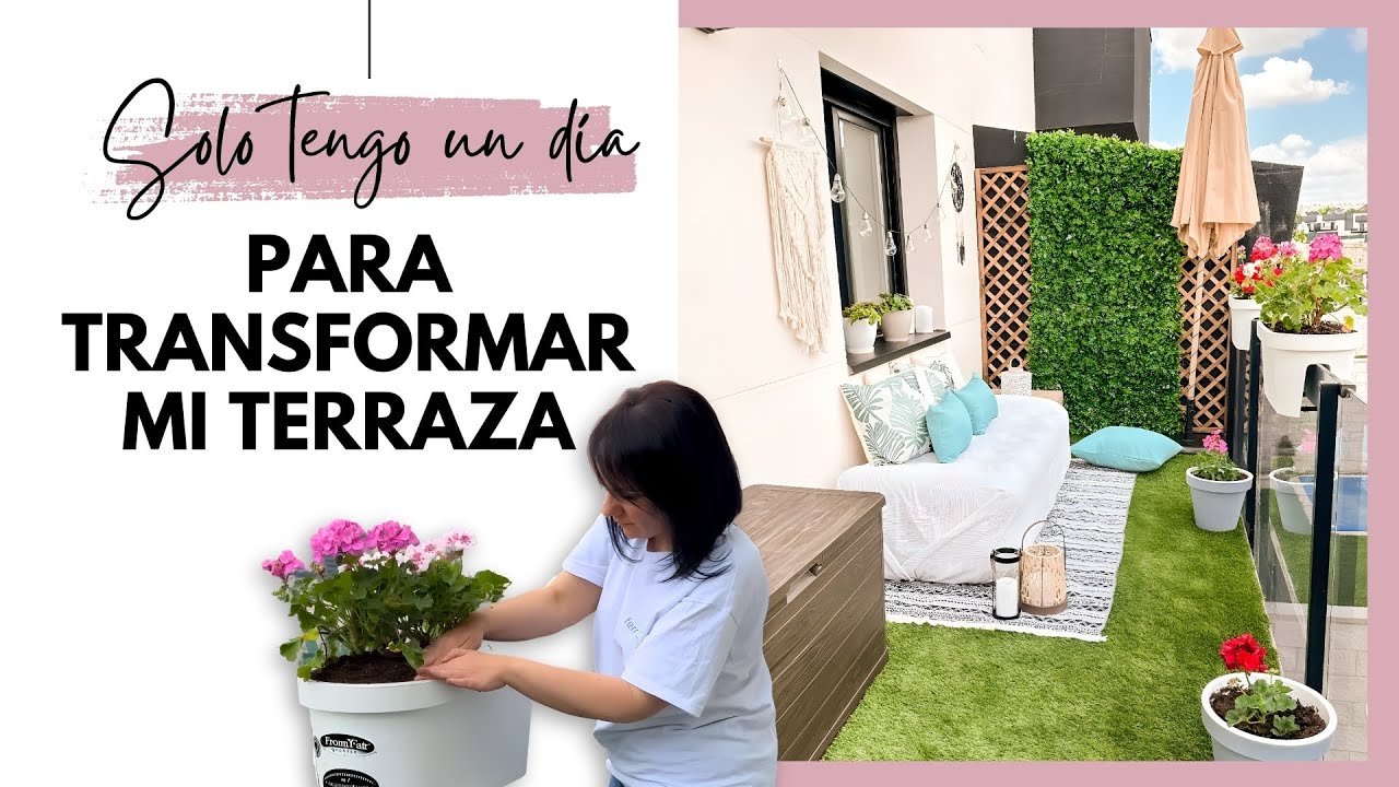 Increíble TRANSFORMACIÓN de mi TERRAZA: De Espacio Desaprovechado a Oasis al Aire Libre con Estilo