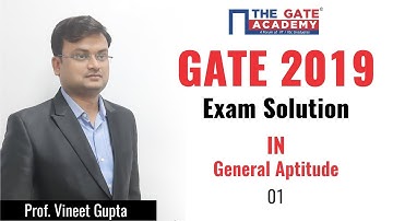 GATE 2019 Answer Key - Paper Analysis for Instrumentation Engineering | General Aptitude - 01