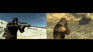 Fallout 4 New Vegas Trailer - Old Gamebryo vs Creation Engine