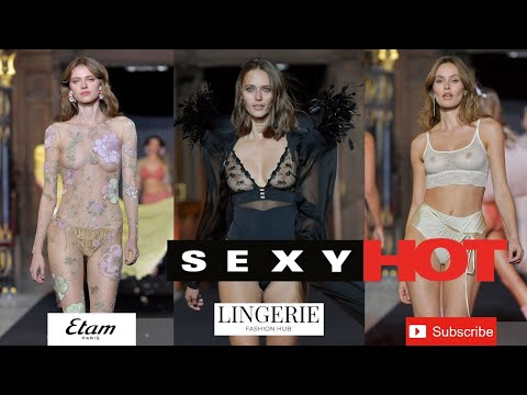 4K SUPER SEXY Etam See Through Lingerie by LINGERIE FASHION HUB #下着 #란제리 #美女 #seethrough #parati #内衣