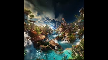 Midjourney V5.2 Zoom out animation by using after effect (test version)