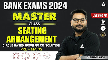 Seating Arrangement Reasoning Tricks (Circle Based) | Reasoning By Saurav Singh