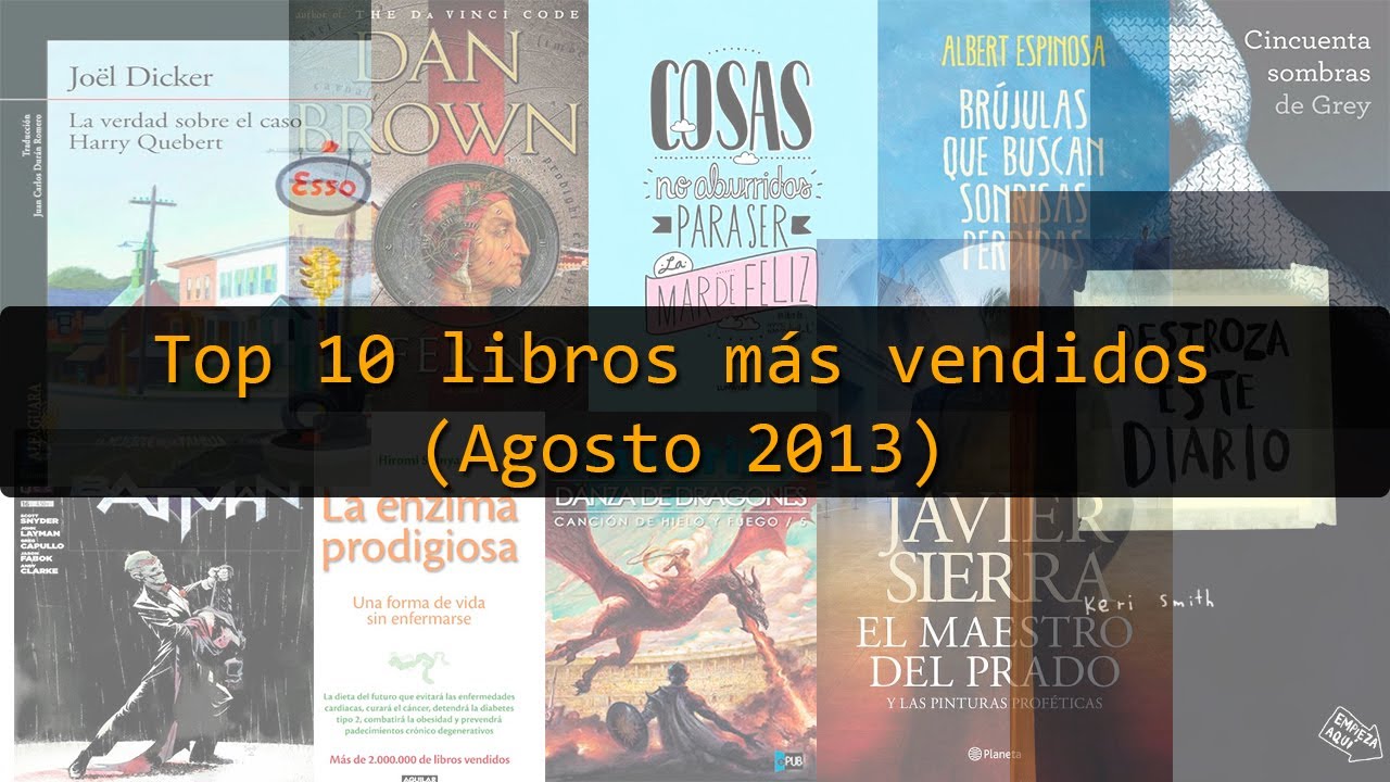 10 libros mas vendidos