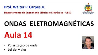 Aula 14: Polarização de onda e Lei de Malus