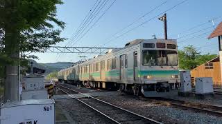 秩父鉄道7500系 7504F編成 各停羽生行き 発車シーン@長瀞駅