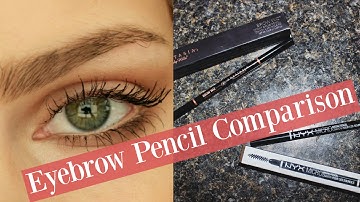 Eyebrow Pencil Comparison | Anastasia Brow Whiz vs NYX Micro Brow