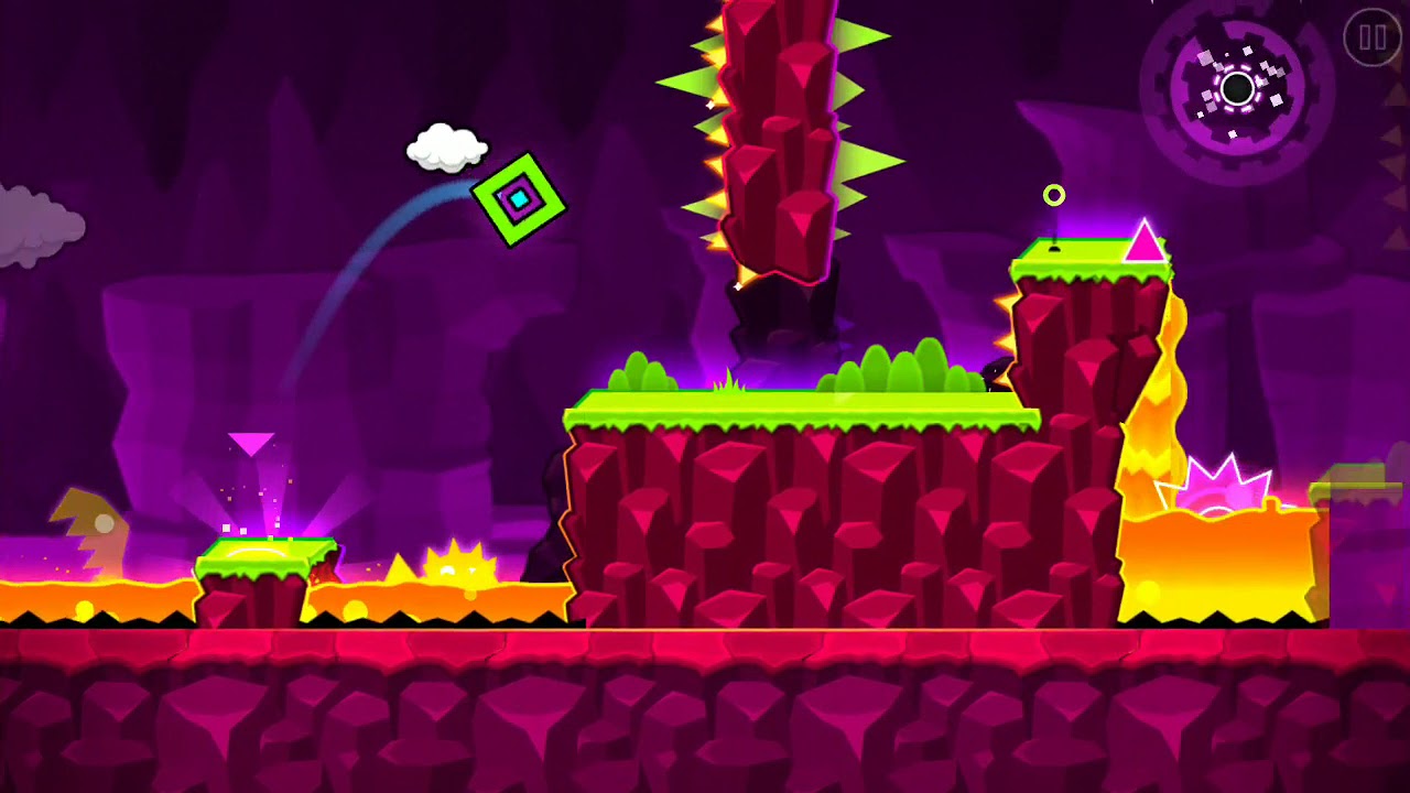 Just me playing geometry dash - YouTube