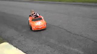 doing donuts 10 mph nascar power wheels 