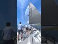Clean DK 46 Gybe! ⛵️ Perfect Spinnaker Handling #sailing #gibraltar