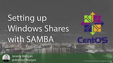Setting up Shares with SAMBA (CentOS)
