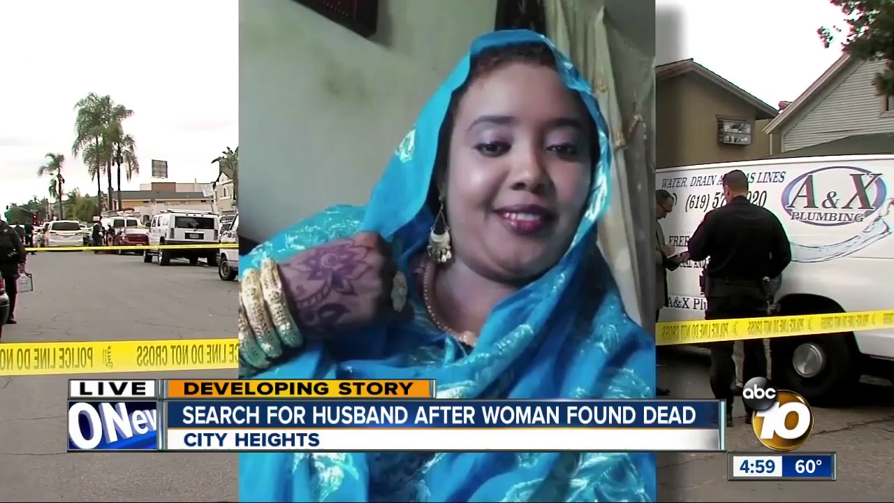 Search for husband after woman found dead - YouTube