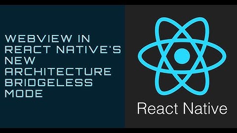 How to Integrate WebView in react native