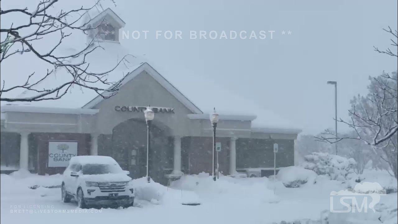 1322 Milton, DE Heavy Snowfall and NearBlizzard Conditions YouTube