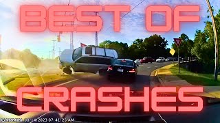 BEST OF Car Crashes | Bad Driver, Hit and Run, Car Crash, Brake Check, Road Rage | USA & Canada 2023