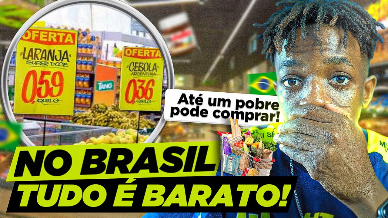 Visitei MERCADO no BRASIL e FIQUEI CHOCADO com os preços dos produtos *minha viagem ao Brasil* Ep.