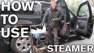 How to use a Steam Machine to Clean Car Interior Tips and Tricks