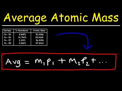 How To Calculate The Average Atomic Mass